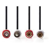 Nedis Stereo-Audio Cable 2X RCA M-2X RCA F 2.0m BK - image 2 of 3