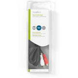 Nedis Stereo-Audio Cable 2X RCA M-2X RCA F 2.0m BK - image 3 of 3