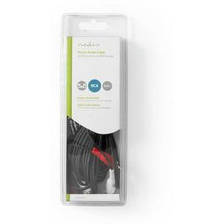 Nedis Stereo-Audio Cable 2X RCA M-2X RCA F 5.0m BK - image 3 of 3