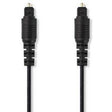 Nedis Optical Audio Cable TosLink M-TosLink M 1.0m BK