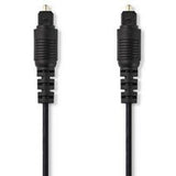 Nedis Optical Audio Cable TosLink M-TosLink M 1.0m BK