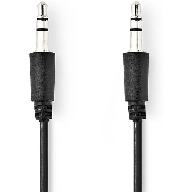 Nedis Stereo-Audio Cable | 3.5 mm Male | 1.00 M | Round | Black