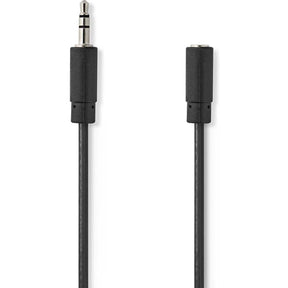 Nedis Stereo-Audio Cable 3.5mm Male 3.5mm Female Nickel Plated 2.00m Round
