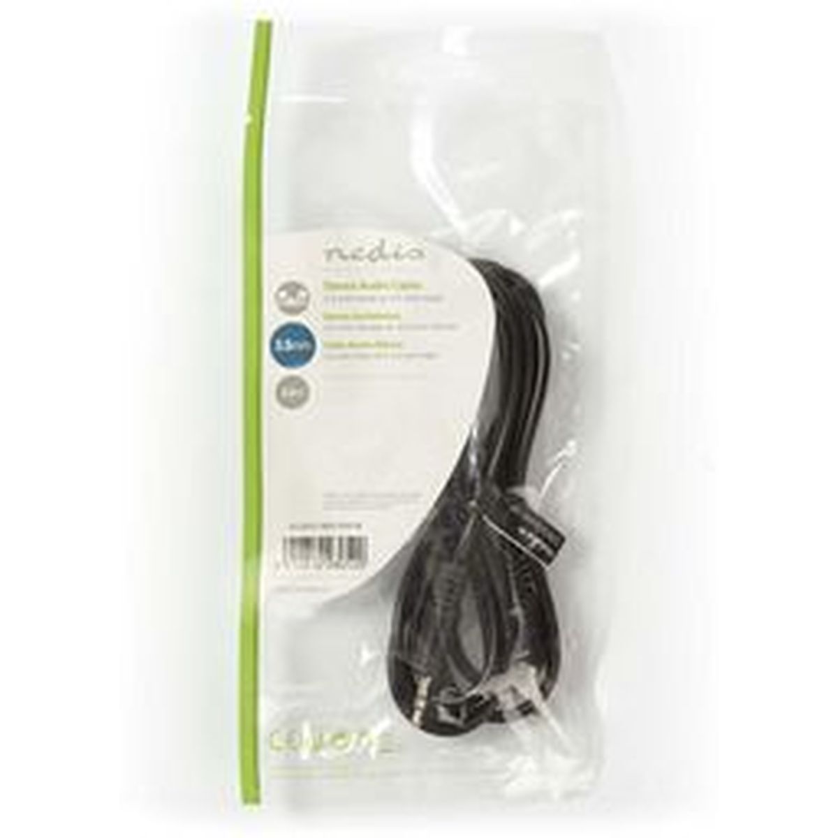Nedis Stereo-Audio Cable 3.5mm M-3.5mm M 2.0m BK - image 4 of 4