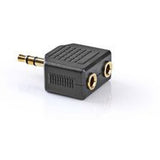 Nedis Stereo Audio Adapter 3.5mm M-2X 3.5mm F 10 Pieces BK - image 4 of 5