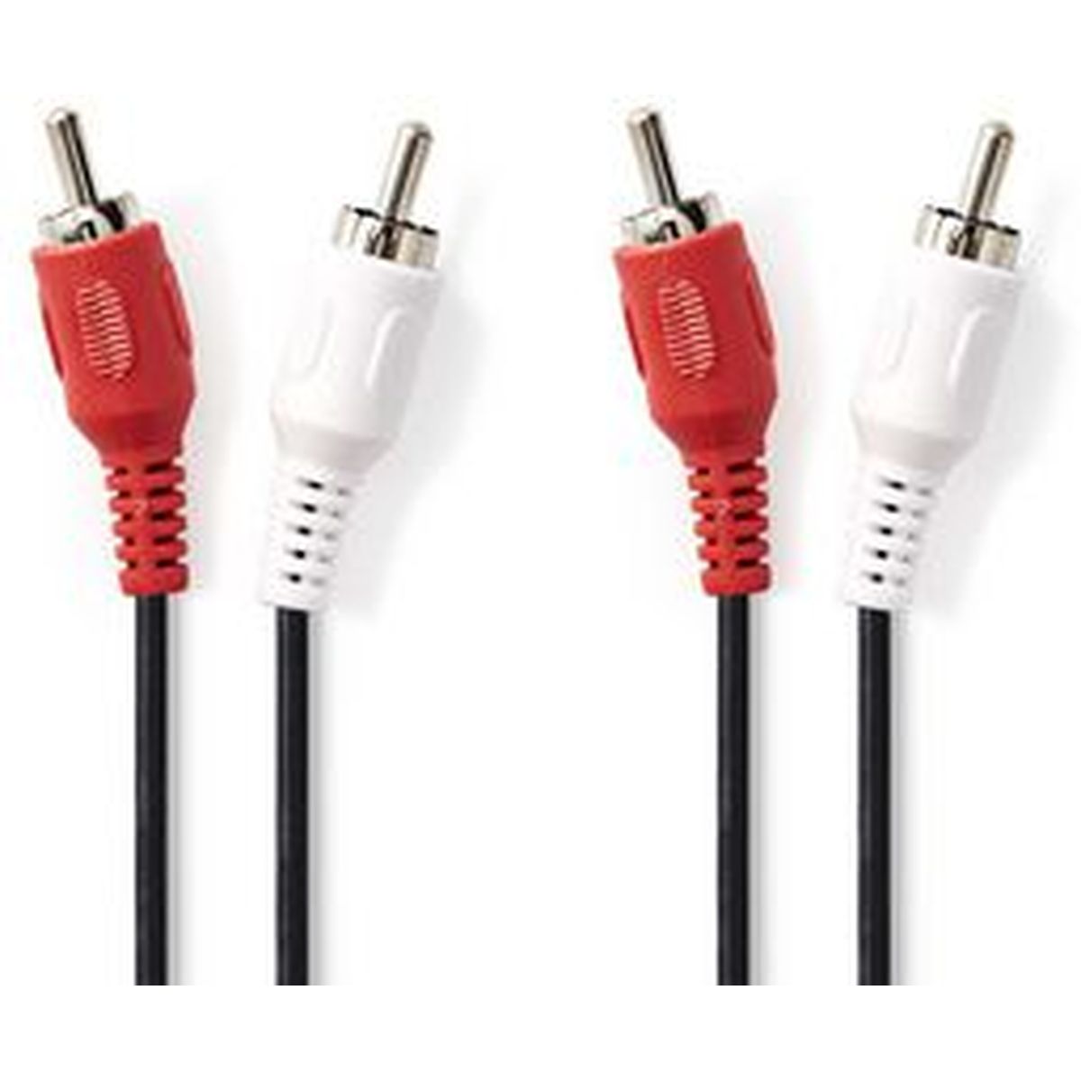 Nedis Stereo Audio Cable 2X RCA M-2X RCA M 1.5m BK