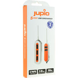 Jupio 5 Port USB Car Charger (2FRONT.3BACK) - 12V 5x2.4A USB - image 2 of 2