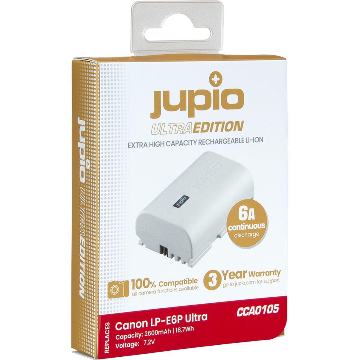 Jupio LP-E6P Ultra 2600mAh (6A Continuous Discharge) 18.7WH - image 3 of 3