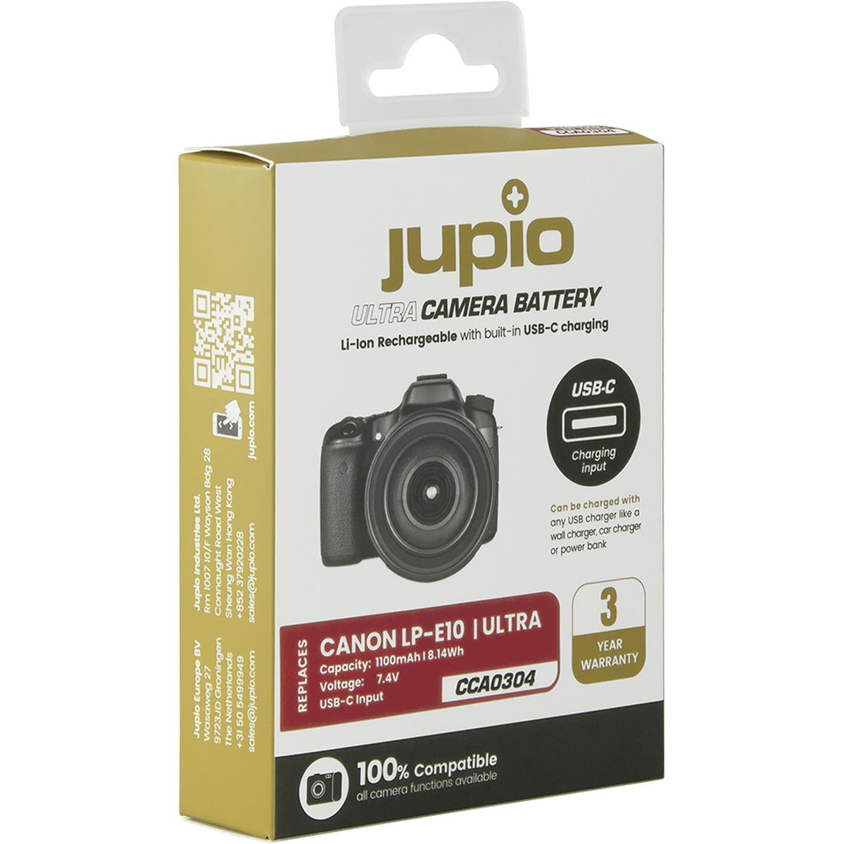 Jupio LP-E10 Ultra C (USB-C Input) 1100mAh - image 3 of 3
