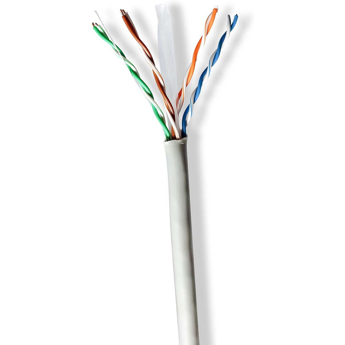Nedis Network Cable CAT6 Solid U/UTP CCA 305 M Indoor PVC GY