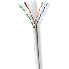 Nedis Network Cable CAT6 Solid U/UTP CCA 305 M Indoor PVC GY