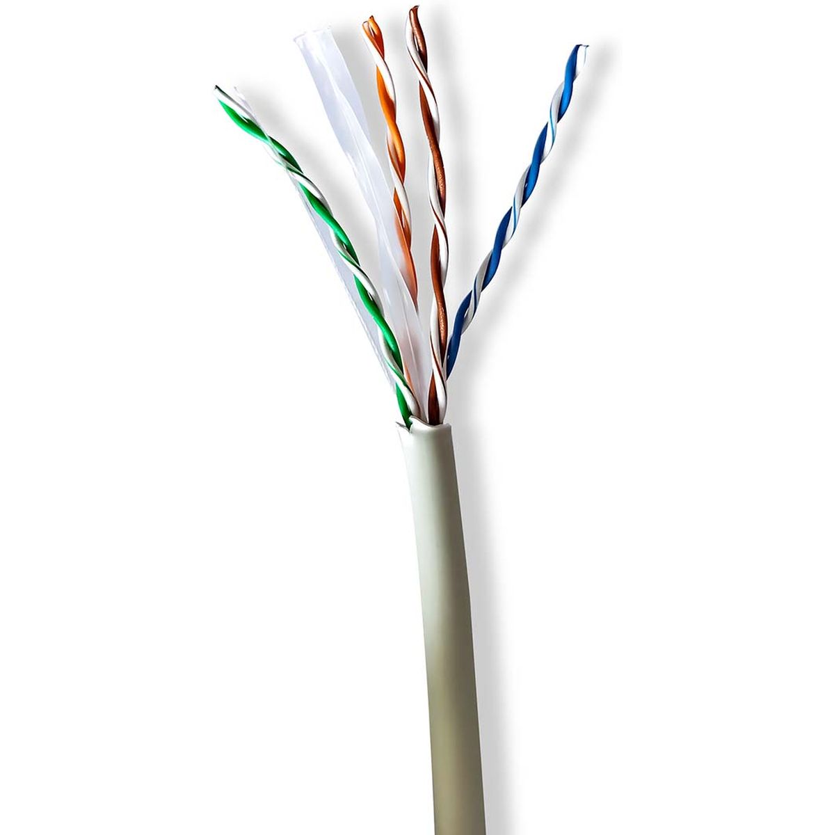 Nedis Network Cable CAT6 Stranded U/UTP Copper 305 M Indoor LSZH GY