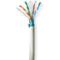 Nedis Network Cable CAT6 Solid F/UTP Copper 100 M Indoor LSZH GY