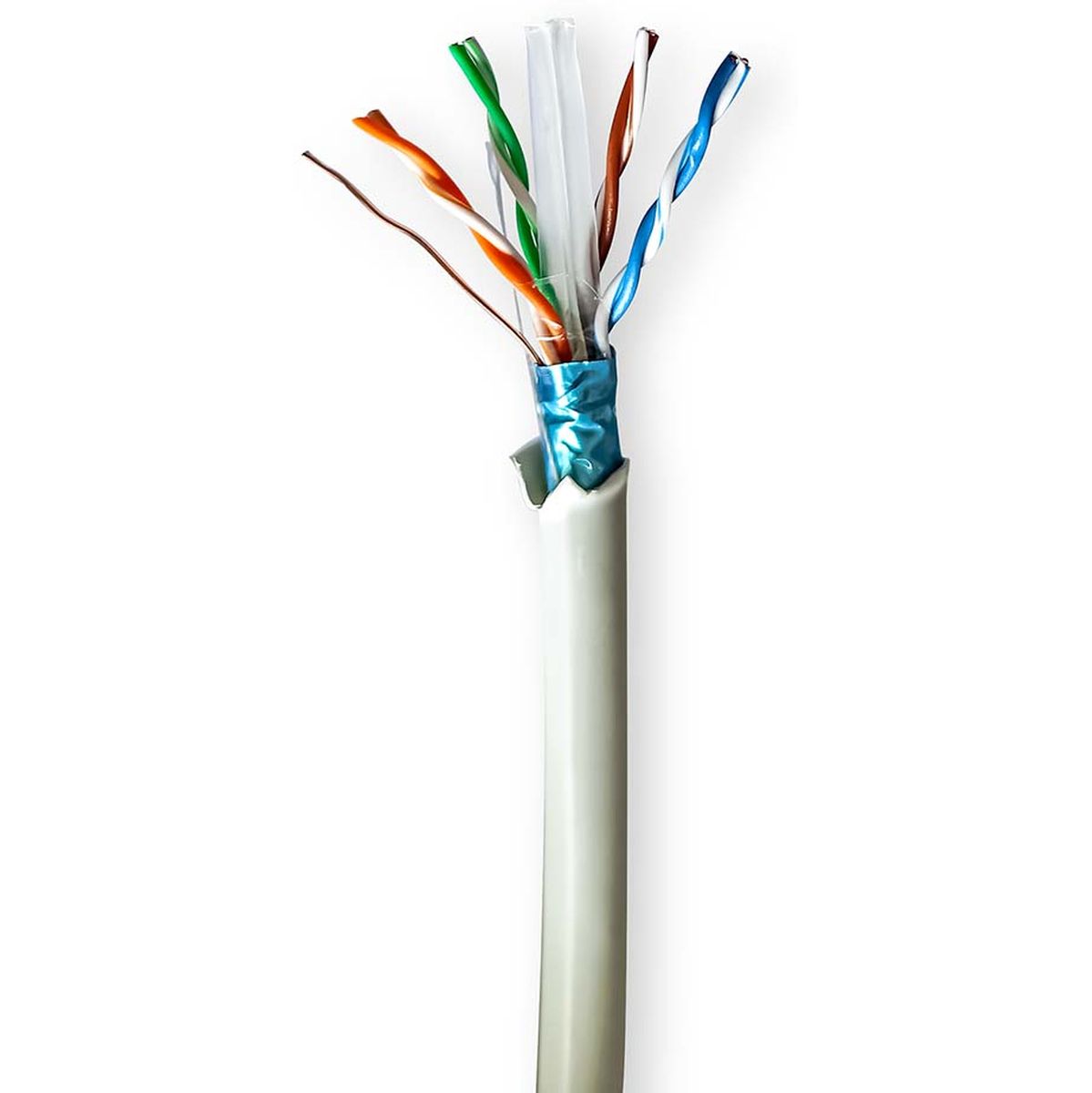 Nedis Network Cable Rol CAT6 Stranded F/UTP Copper 100.0 M Inside Round LSZH