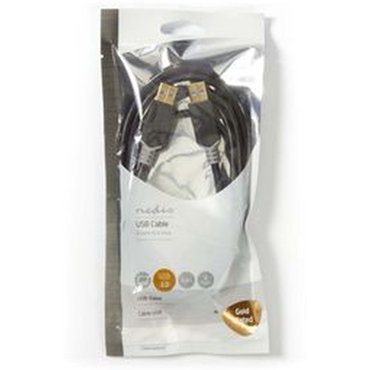Nedis Cable USB 3.0 A M - A M 2.0m GY - image 4 of 4