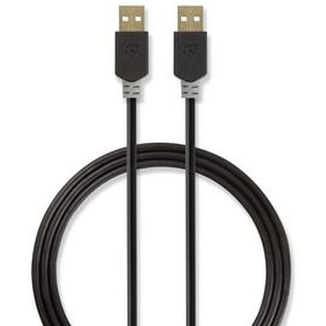 Nedis Cable USB 2.0 A M - A M 2.0m GY