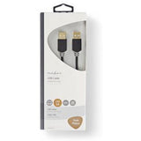Nedis Cable USB 2.0 A M - A M 2.0m GY - image 3 of 3