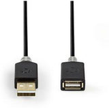 Nedis Cable USB 2.0 A M - A F 2.0m GY - image 2 of 3
