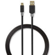 Nedis Cable USB 2.0 A M - Mini 5-PINS M 2.0m GY