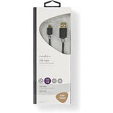 Nedis Cable USB 2.0 A M - Micro-B M 1.0m GY - image 3 of 3