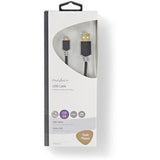 Nedis Cable USB 2.0 A M - Micro-B M 2.0m GY - image 3 of 3