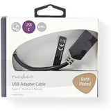 Nedis Cable USB 3.0 Type-C M - A F 0.15m GY - image 3 of 3