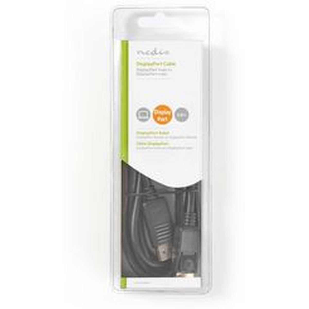 Nedis DisplayPort 1.2-CBL DisplayPort M-DisplayPort M 2m BK