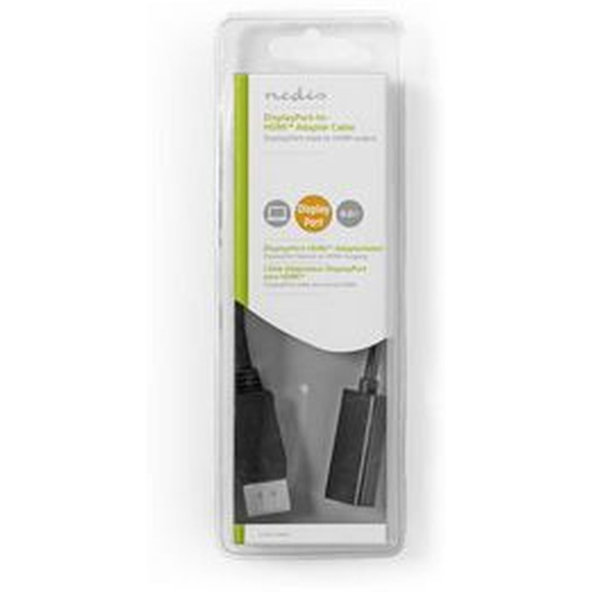 Nedis DisplayPort-HDMI-Cable DisplayPort M-HDMI F 0.2m BK - image 3 of 3