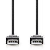 Nedis USB 2.0-CABLE A M-A M 2.0m BK - image 2 of 3