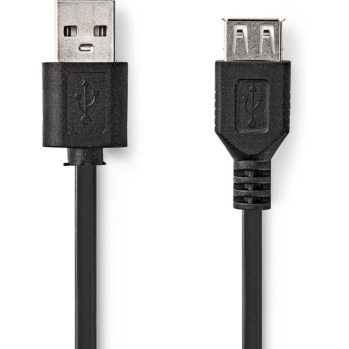 Nedis USB-Cable USB 2.0 USB-A Male USB-A Female 480 Mbps 1.00 M Round