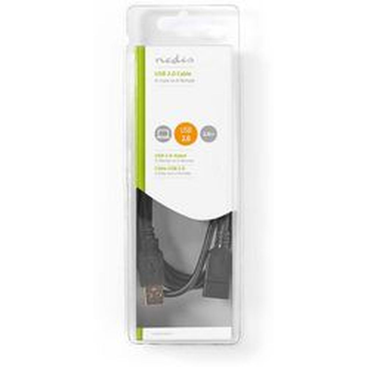 Nedis USB 2.0-CABLE A M-A F 2.0m BK - image 3 of 3
