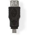 Nedis USB 2.0-Adapter Micro-B M-A F BK