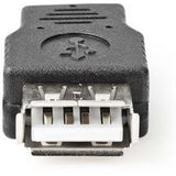 Nedis USB 2.0-Adapter Micro-B M-A F BK - image 2 of 4