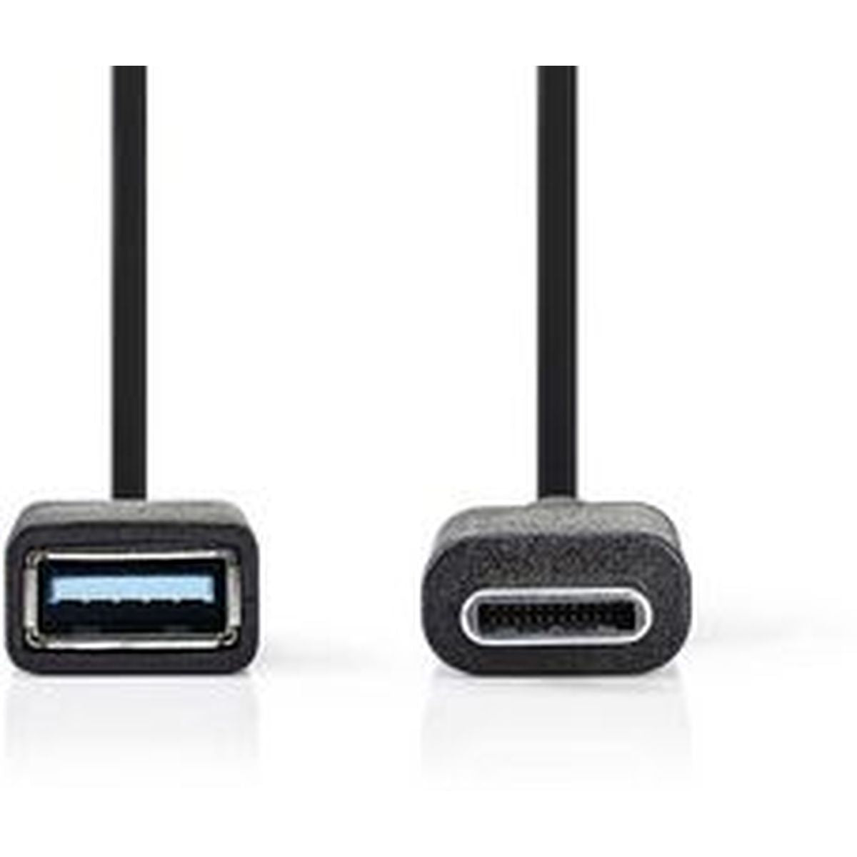 Nedis USB 3.0-CABLE Type-C M-A F 0.15m BK - image 2 of 3