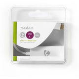 Nedis USB-C-Adapterkabel Type-C M-RJ45 (8P8C) F 0.2m WH - image 3 of 3