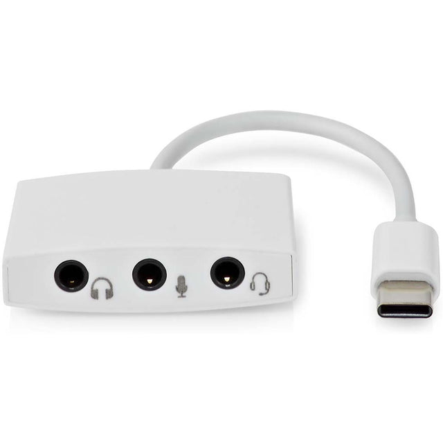 Nedis USB-C Adapter USB 2 USB-C M 3.5 mm F 0.10 M NP WH