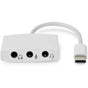 Nedis USB-C Adapter USB 2 USB-C M 3.5 mm F 0.10 M NP WH