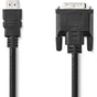 Nedis HDMI Cable HDMI Connector DVI-D 24+1-PINS Male 1080p Nickel Plated 2.00m