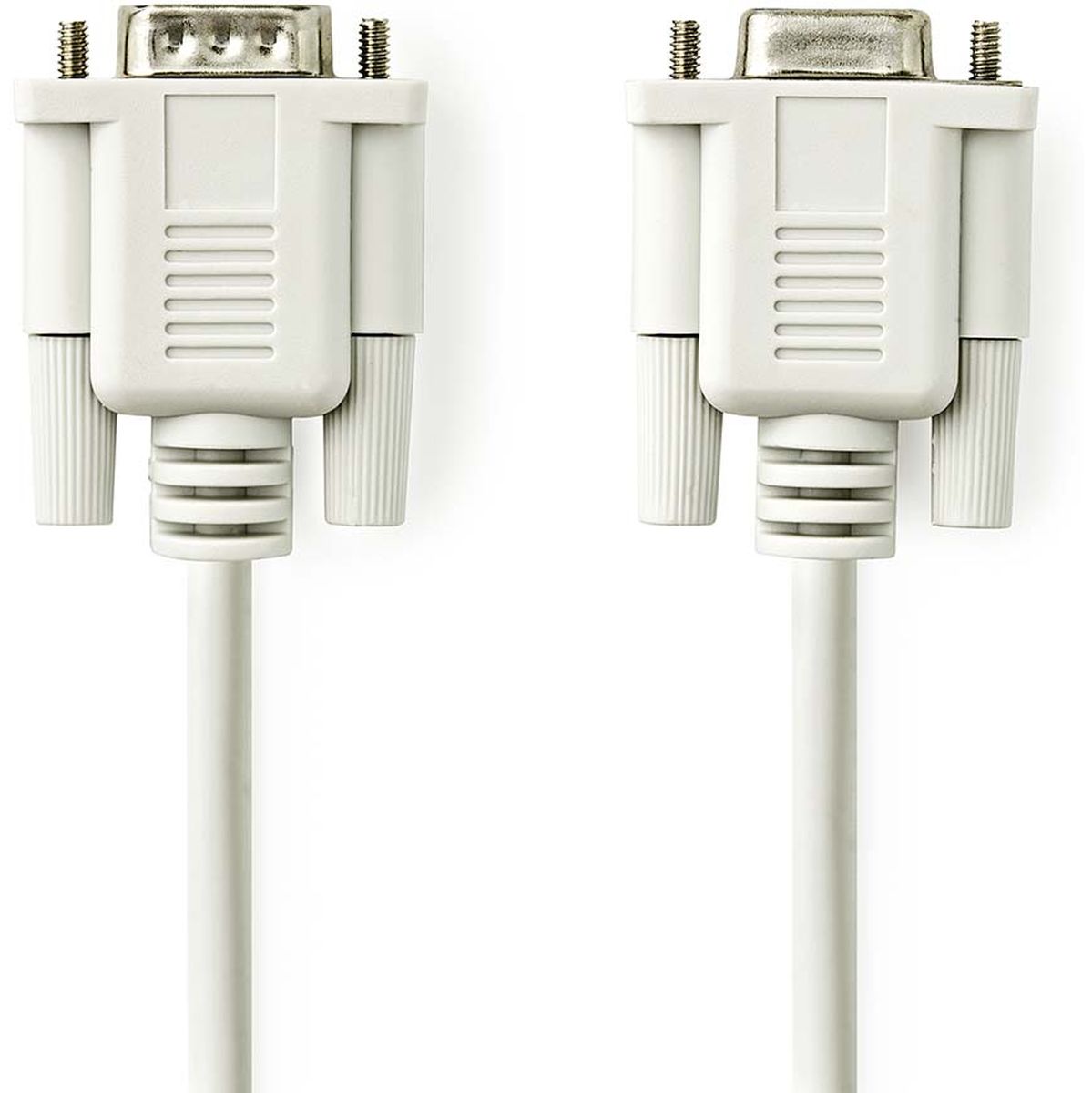 Nedis Serial Cable D-SUB 9-PINS Male D-SUB 9-PINS Female 2.00 M Round