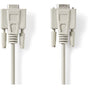Nedis Serial Cable D-SUB 9-PINS Male D-SUB 9-PINS Female 5.00 M Round