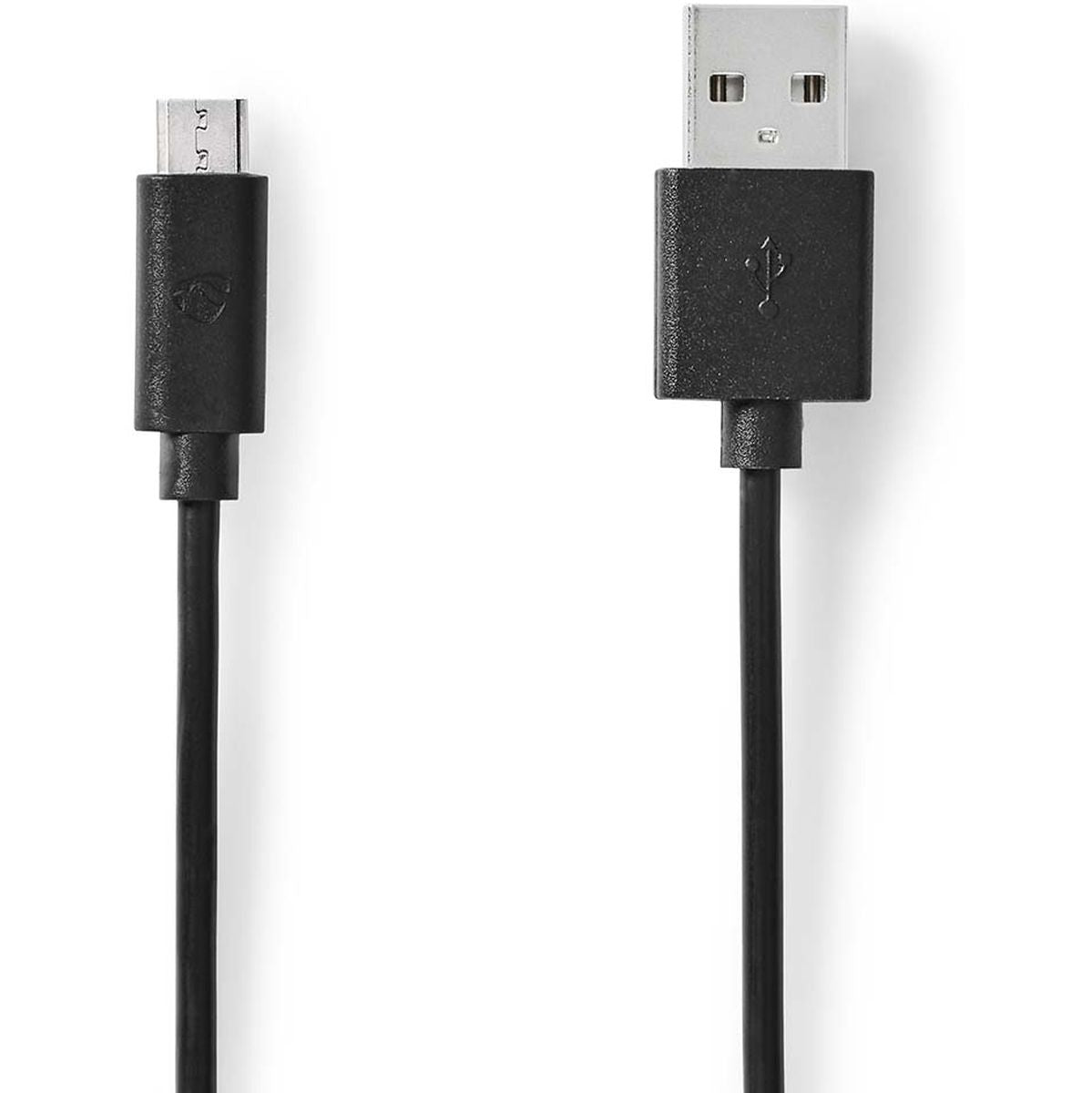 Nedis USB-Cable USB 2.0 USB-A M USB Micro-B M 10 W 480 Mbps Nickel 0.50m PVC