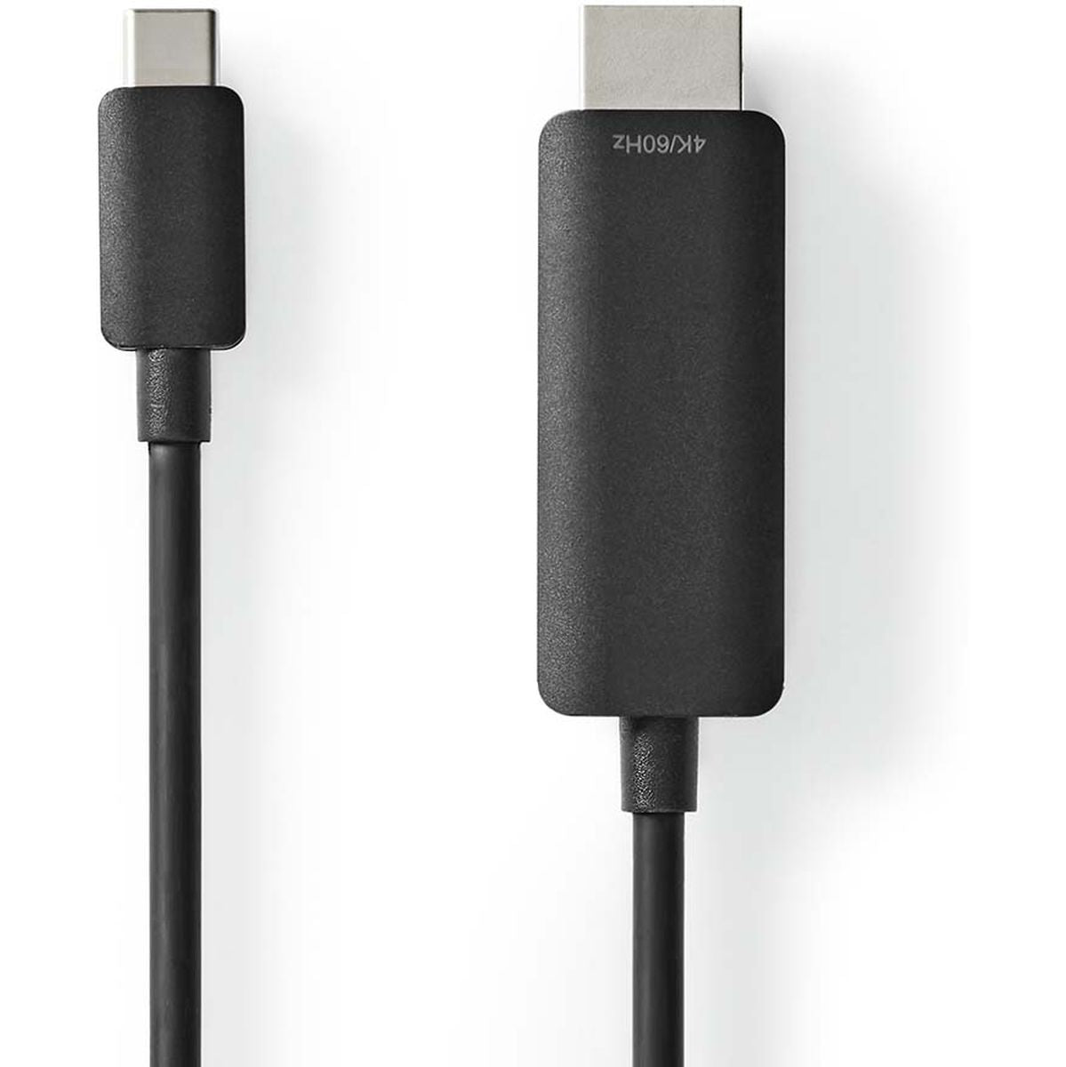 Nedis USB-C Adapter| USB-C Male | HDMI Connector| 1.00 M | Round| Black | Label