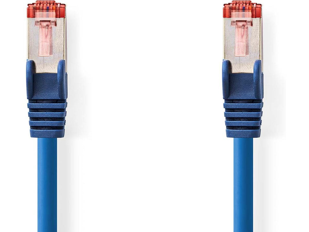 Google Rj45 Nedis CAT6-CABLE RJ45 Male RJ45 Male S/FTP 0.50m Round LSZH Blue Label ...