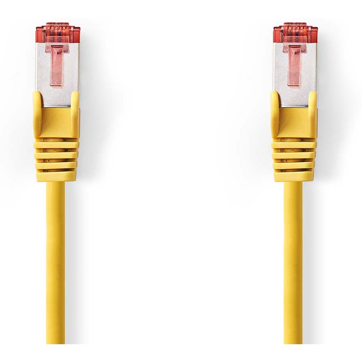 Nedis CAT6-CABLE RJ45 Male RJ45 Male S/FTP 10.0m Round LSZH Yellow Label
