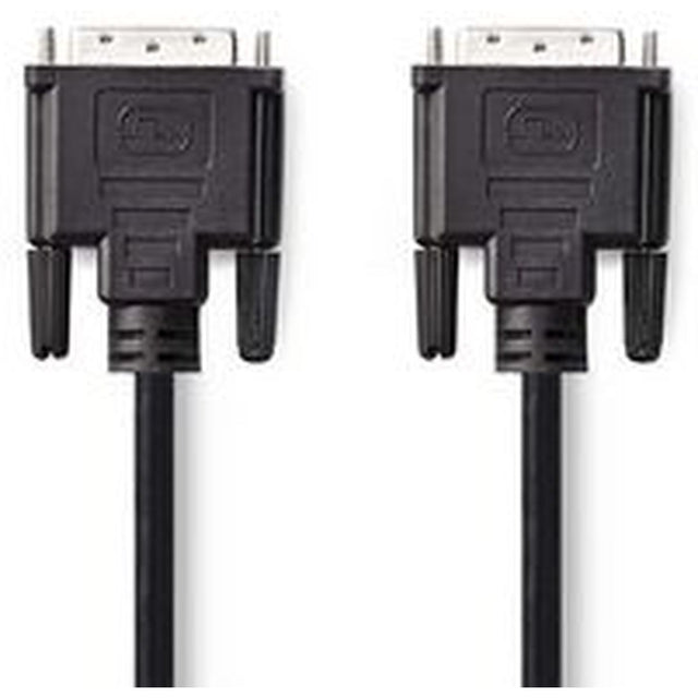 Nedis DVI-Cable DVI-D 24+1-PINS M - DVI-D 24+1-PINS M 10m BK