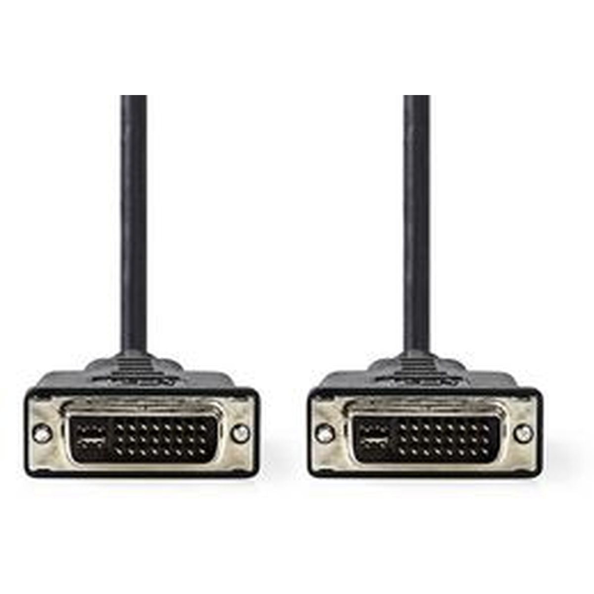 Nedis DVI-Cable DVI-I 24+5-PINS M-DVI-I 24+5-PINS M 2.0m BK - image 2 of 4