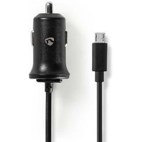 Nedis Auto-Charger 2.4 A Vaste Cable Micro-USB BK