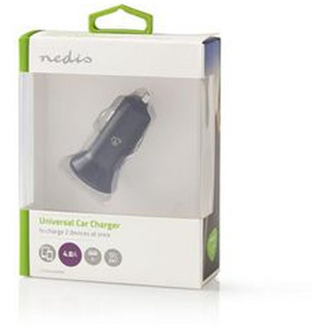 Nedis Auto-Charger 4.8 A 2 Outp USB-A BK - image 4 of 4