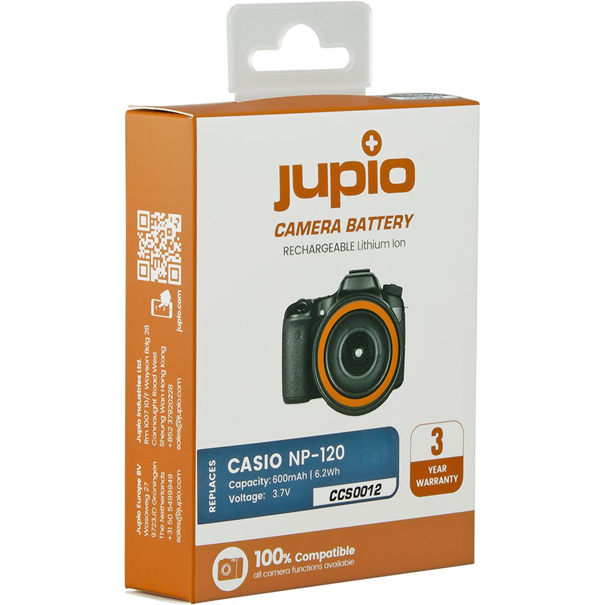 Jupio NP-120 For Casio 600 mAh - image 2 of 2