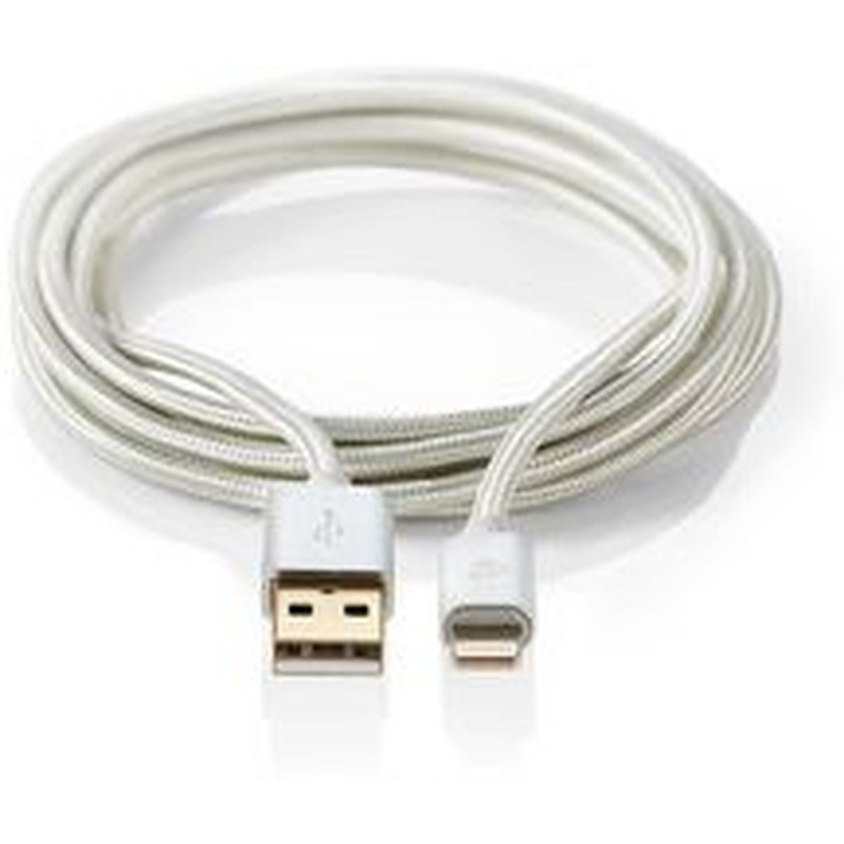 Nedis Data Cable Apple Lightning 8-PINS M-USB A M 1m Alu